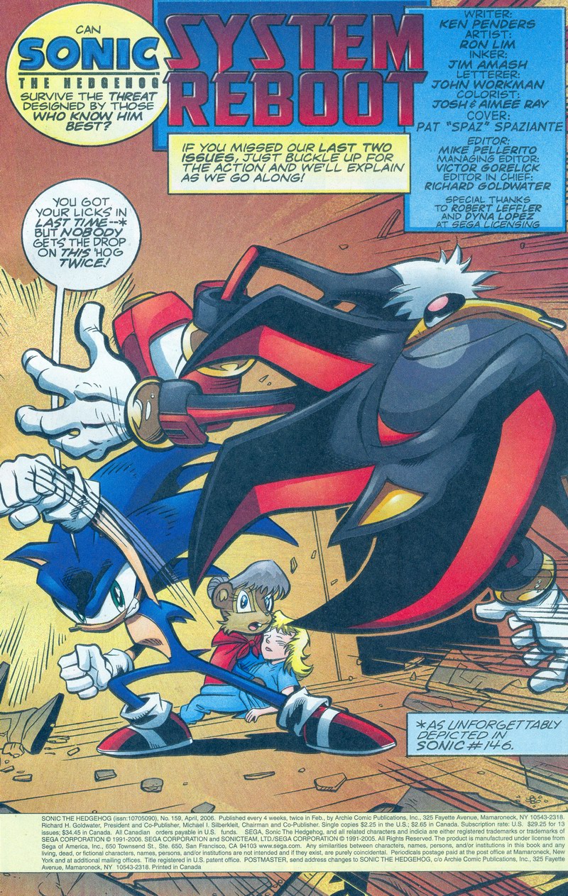Sonic - Archie Adventure Series April 2006 Page 01